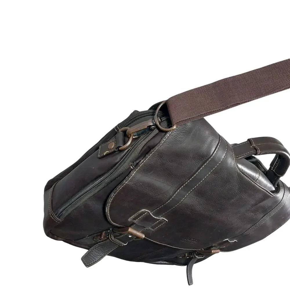 KENNETH COLE REACTION! ESPRESSO BROWN GENUINE LEATHER LAPTOP, BRIEFCASE, BAG! - Picture 8 of 13